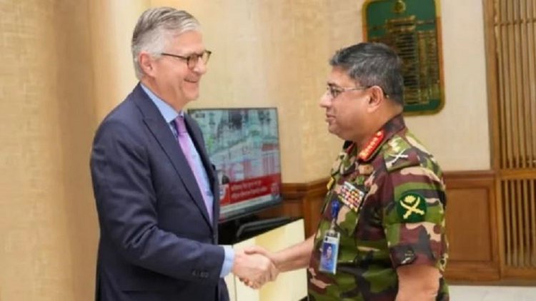 সেনাপ্রধানের সঙ্গে জাতিসংঘের আন্ডার সেক্রেটারি জেনারেলের সাক্ষাৎ