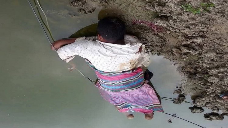 পুকুরে পড়ে থাকা বৈদ্যুতিক তারে কৃষকের মৃত্যু