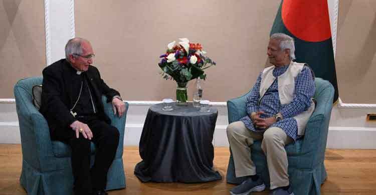  প্রধান উপদেষ্টার সঙ্গে রোমান চার্চের কার্ডিনালের সাক্ষাৎ