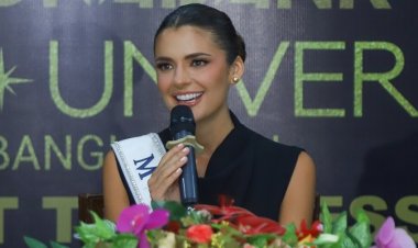 বাংলাদেশ সফরে এলেন মিস ইউনিভার্স আমেরিকাস 'তাতিয়ানা কালমেল'