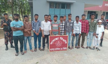 সামন্তা সীমান্তে ২৪ বাংলাদেশি আটক