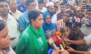 উজানে বাঁধ দিয়ে নদীর পানিপ্রবাহ বন্ধ করে দেওয়া হয়েছে ,সৈয়দা রিজওয়ানা হাসান