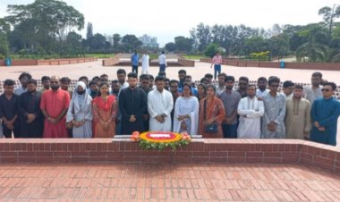 স্মৃতিসৌধে জাতীয় যুবশক্তির শ্রদ্ধা, রাজপথে সক্রিয় থাকার ঘোষণা