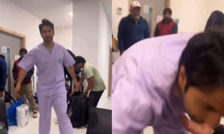 শুটিং ফ্লোরে মুখ থুবড়ে পড়লেন বরুণ ধাওয়ান