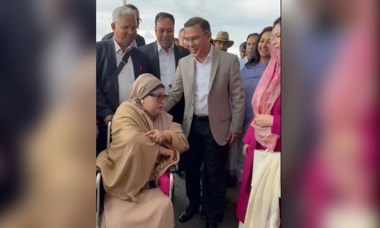 বিদায়ক্ষণে ছেলের সঙ্গে যে কথা হলো খালেদা জিয়ার