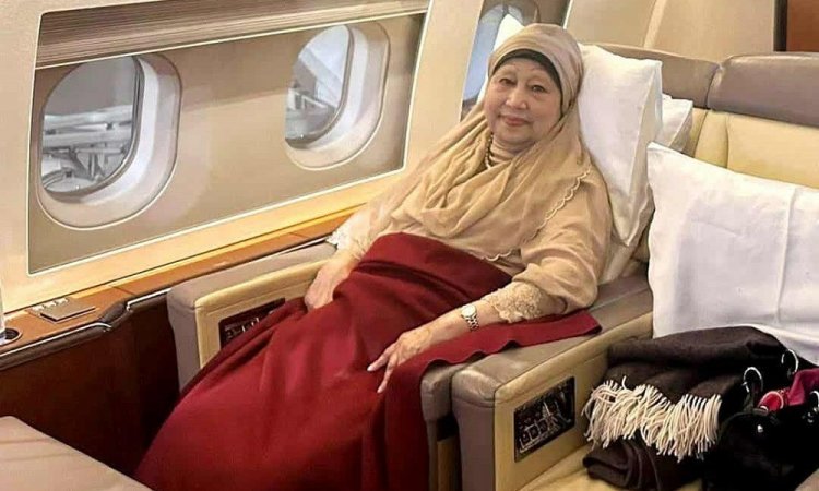 দেশে পৌঁছেছেন খালেদা জিয়া