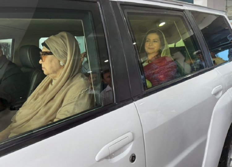 কড়া নিরাপত্তায় ফিরোজায় প্রবেশ করলেন খালেদা জিয়া