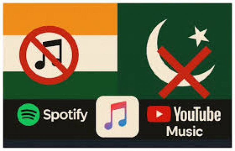স্পটিফাইয়ে পাকিস্তানি গান বন্ধ করলো ভারত